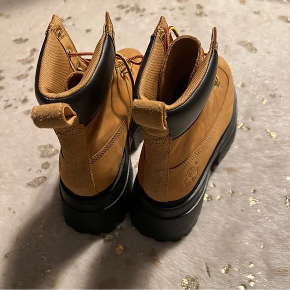 NEW Timberland 7 Sky 6” Brown Leather Lace Up Boots - Picture 3 of 6